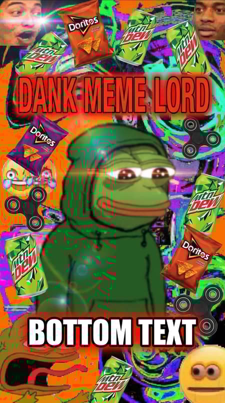 Dank Meme Lord Pepe Collage make this image at least 1,000 times danker than it currently is