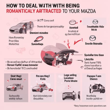 an infographic on how to deal with being romantically attracted to your Mazda
