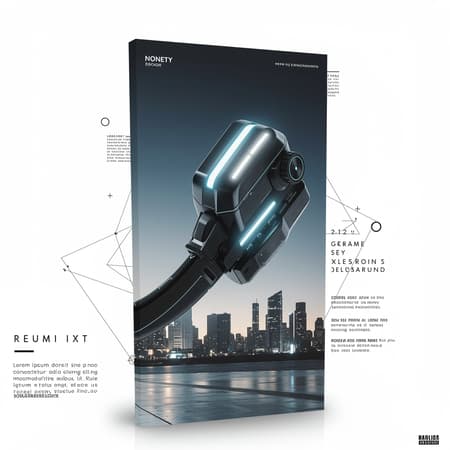 Remove the plain white background and give the photo a sleek, modern design, incorporating contemporary elements while retaining the essence of the original image.