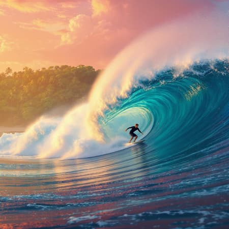 AI Elegantly Surfing Design