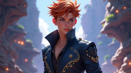 Philip Fry Fantasy Artwork Philip J. Fry in a futuristic fantasy realm, intricately designed with elegance, detailed digital painting style reminiscent of ArtStation concept art, matte finish with sharp focus, vibrant illustration similar to Hearthstone, rendered in HDR quality at 4k and 8k resolutions.