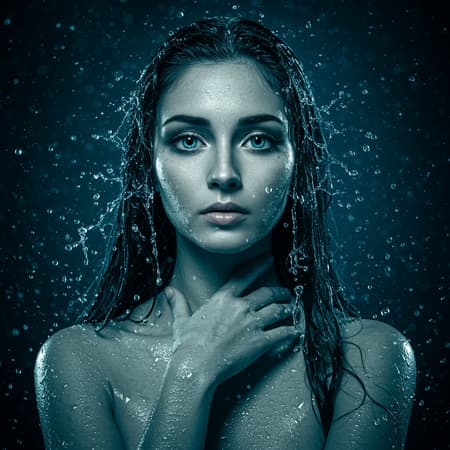 Ethereal woman crafted from water, ultra-realistic fantasy artwork, intricate detail, lifelike eyes, dynamic water splashes, mysterious lighting, 8k resolution, UHD, HDR, Model: Dark Sushi 25D, duplication-free, harmonious form, clear gaze, elegant neck, natural hands, in focus, sharp quality, pristine clarity, seamless edges, refined imagery, full-frame, crisp, artifact-free, free of logos or text elements, cohesive single image composition. Ethereal woman crafted from water, ultra-realistic fantasy artwork, intricate detail, lifelike eyes, dynamic water splashes, mysterious lighting, 8k resolution, UHD, HDR, Model: Dark Sushi 25D, duplication-free, harmonious form, clear gaze, elegant neck, natural hands, in focus, sharp quality, pristine clarity, seamless edges, refined imagery, full-frame, crisp, artifact-free, free of logos or text elements, cohesive single image composition.