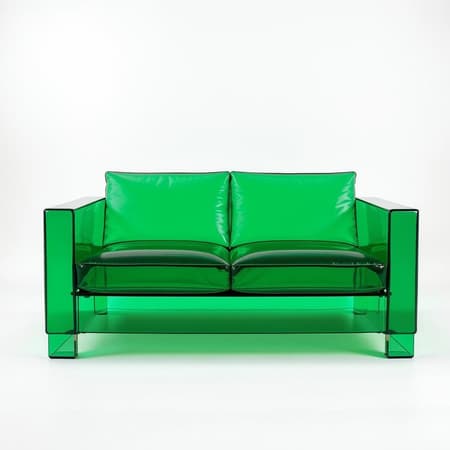 Capture an ultra-realistic, high-resolution photograph showcasing a vibrant emerald green transparent vinyl couch. The shot is taken from the front, highlighting minimalist details inspired by avant-garde design. A Canon EOS R5 with a 24mm f/2.8 wide-angle lens is used, set at f/6 aperture, 1/15s shutter speed, and ISO 100, supported by a tripod for maximum stability. The image ensures the finest quality, presenting every detail from intricate light reflections to the rich textures of the material, enhanced by the caustics effect. Achieve a low-key aesthetic against a pristine white backdrop, echoing a design award-winning style. Natural light is softly cast using softbox lighting, rendering the scene with sharp focus and cinematic detail. The composition feels glamorous, with an editorial flair, maintaining a raw yet polished look. Set against a solid background, the image is editorial, ultra-realistic, in 32K, boasting rich details, aspect ratio 9:16, rendered with a raw style and a personalized touch. Capture an ultra-realistic, high-resolution photograph showcasing a vibrant emerald green transparent vinyl couch. The shot is taken from the front, highlighting minimalist details inspired by avant-garde design. A Canon EOS R5 with a 24mm f/2.8 wide-angle lens is used, set at f/6 aperture, 1/15s shutter speed, and ISO 100, supported by a tripod for maximum stability. The image ensures the finest quality, presenting every detail from intricate light reflections to the rich textures of the material, enhanced by the caustics effect. Achieve a low-key aesthetic against a pristine white backdrop, echoing a design award-winning style. Natural light is softly cast using softbox lighting, rendering the scene with sharp focus and cinematic detail. The composition feels glamorous, with an editorial flair, maintaining a raw yet polished look. Set against a solid background, the image is editorial, ultra-realistic, in 32K, boasting rich details, aspect ratio 9:16, rendered with a raw style and a personalized touch.