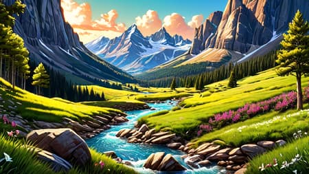 hidden mountain valley