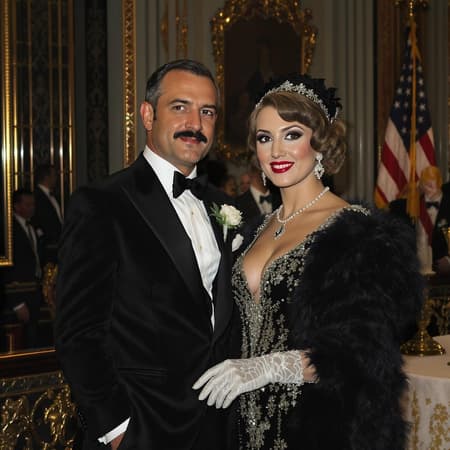 Amidst the relentless energy and glittering allure of the 1920s, the entire city of New York is familiar with the names of Benjamin and Helen Rask. He is a storied titan of Wall Street; she comes from a lineage of whimsical nobility. Together, they have ascended to the pinnacle of a world marked by boundless opulence, all as a turbulent decade of extravagance and speculation approaches its twilight. But what sacrifices lie behind the monumental fortune they've amassed?