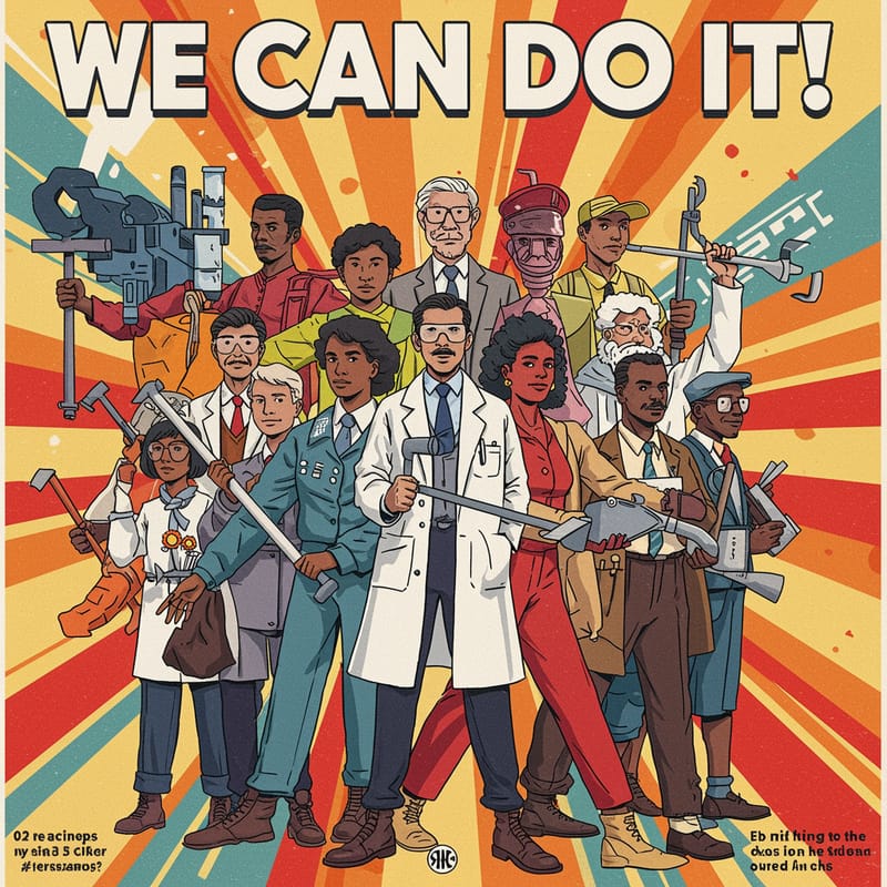 we can do it poster | BasedLabs.ai