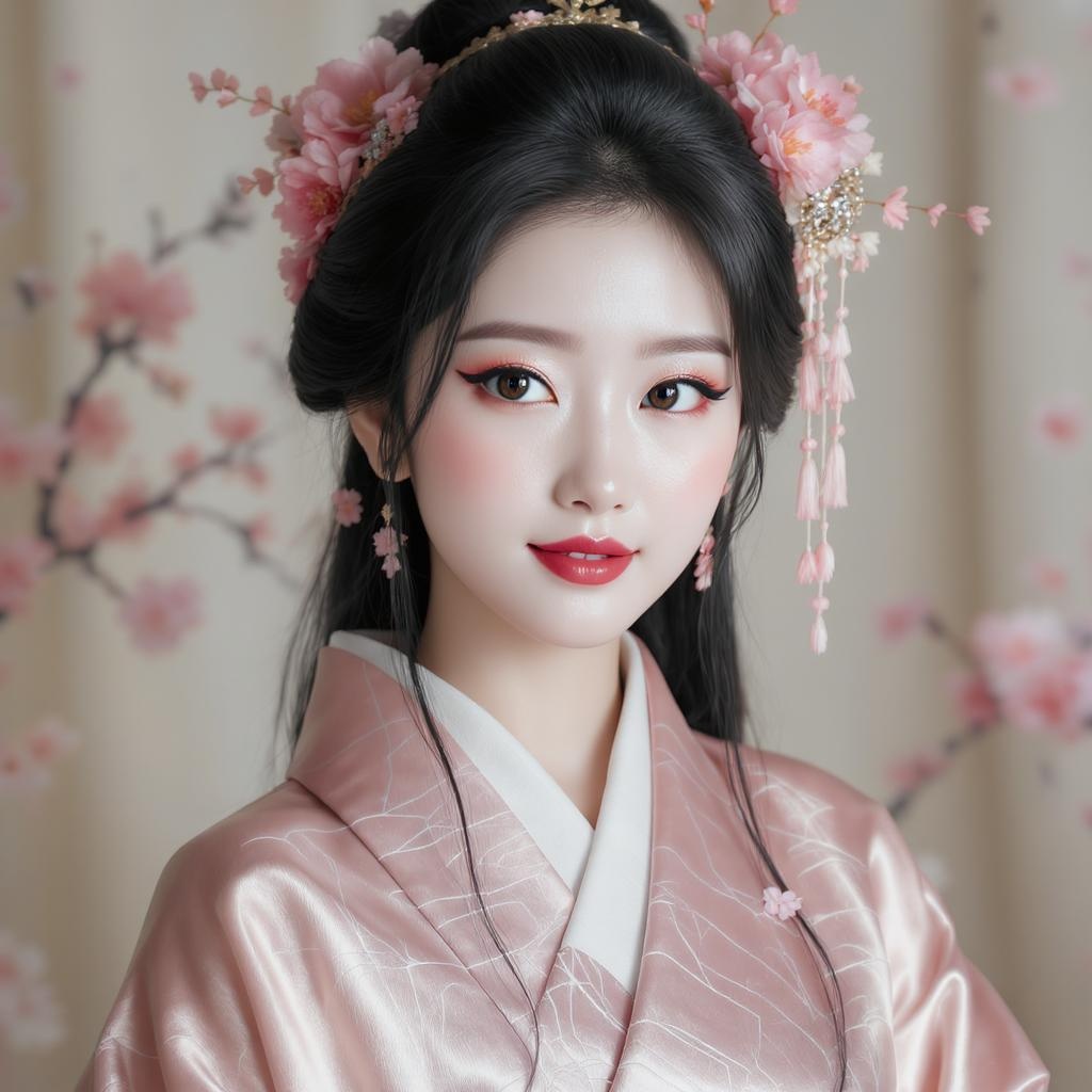 Exquisite Asian Woman, Artwork