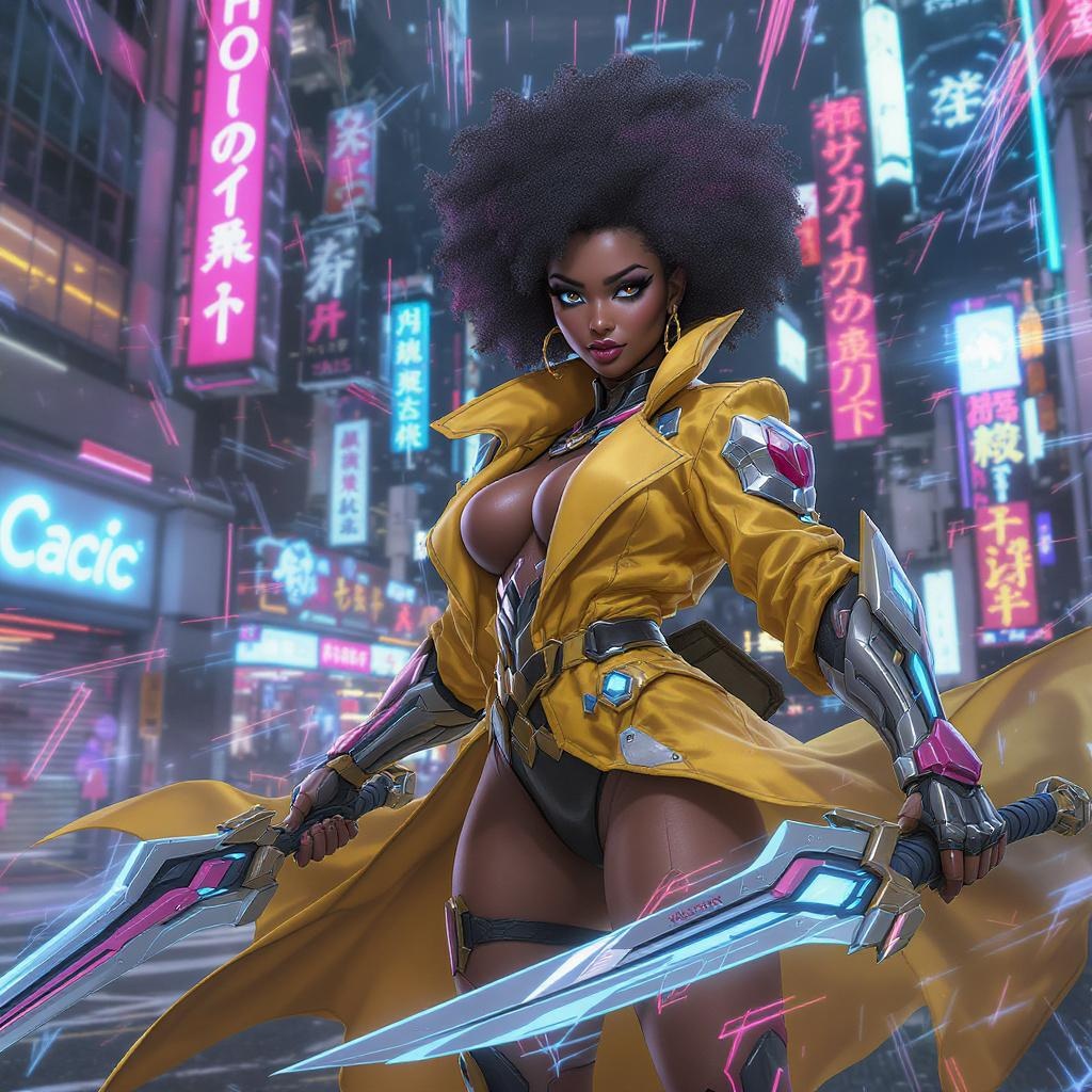 Female Character Wearing Artwork