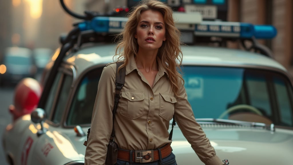 Woman Dressed Stands Art