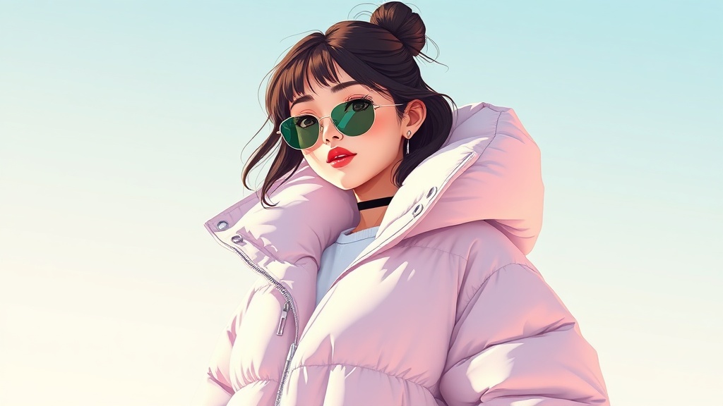 AI Woman Dons Design