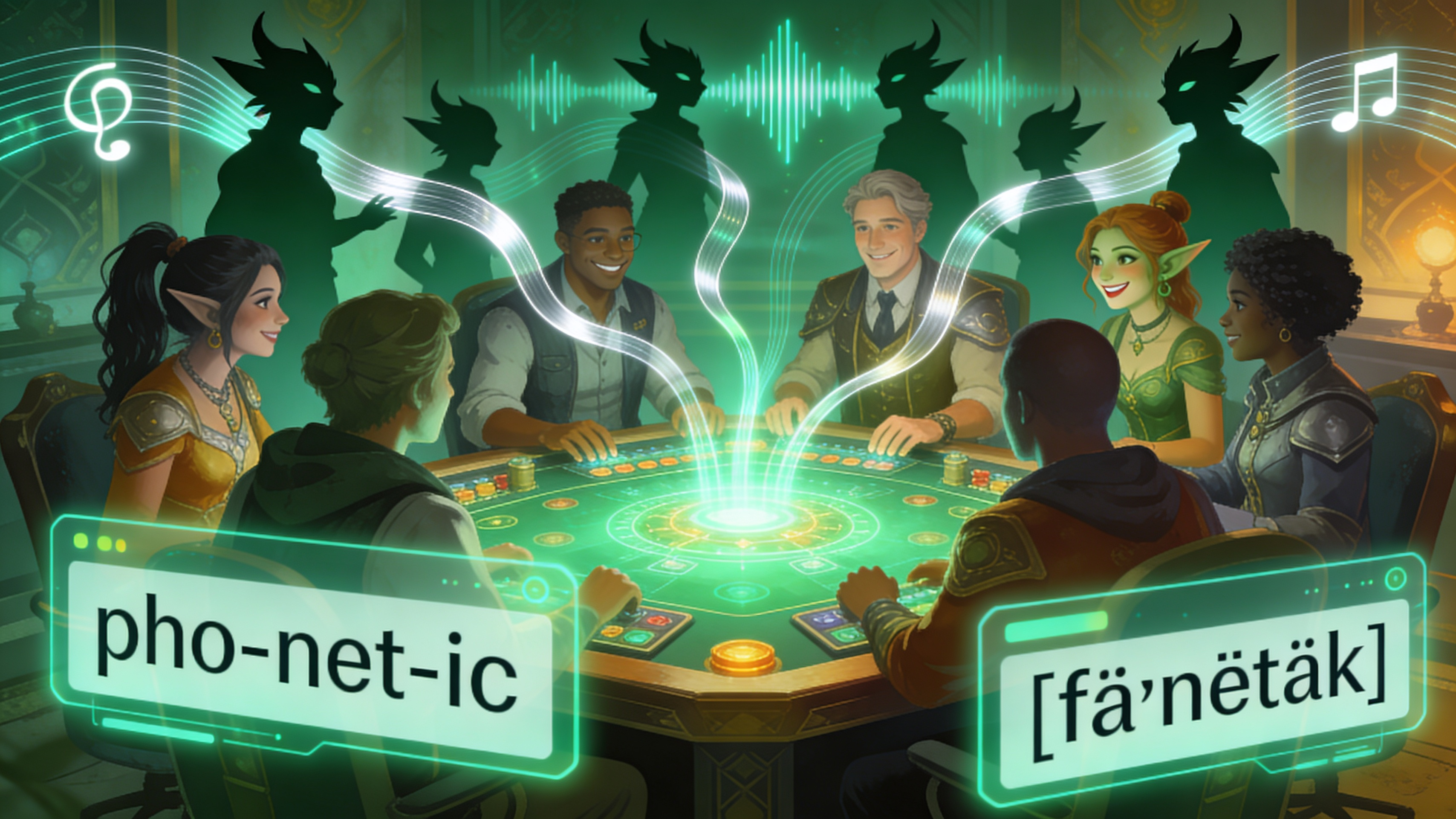 Phonetic Pronunciation Assistance - Feature illustration