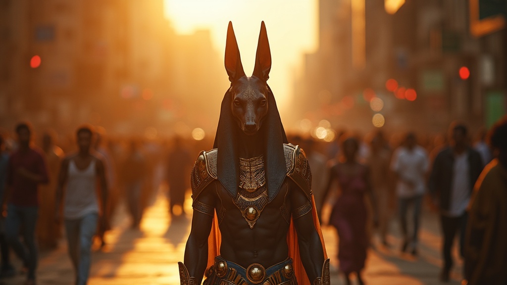 AI Anubis, Egyptian Design