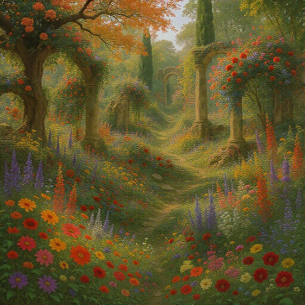 Generated Garden Teeming