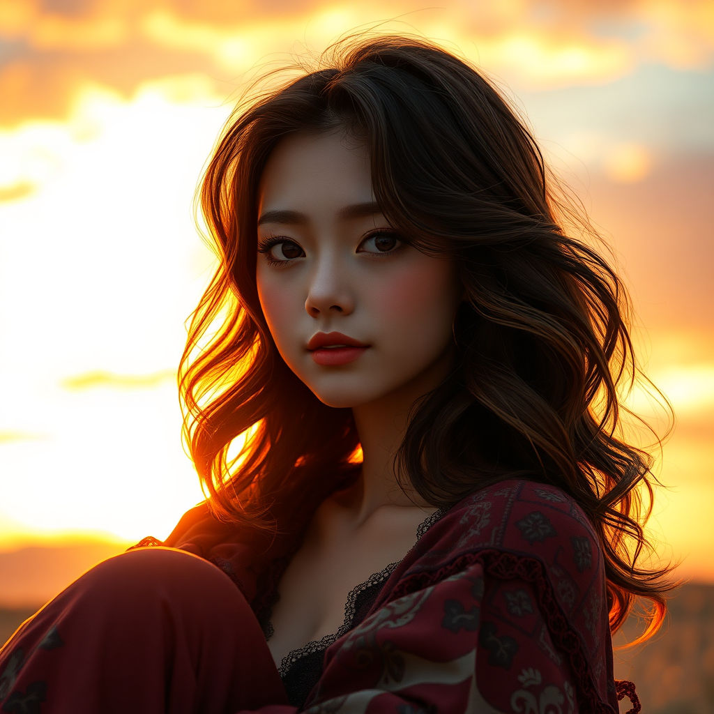 Beautiful Scene Woman Art