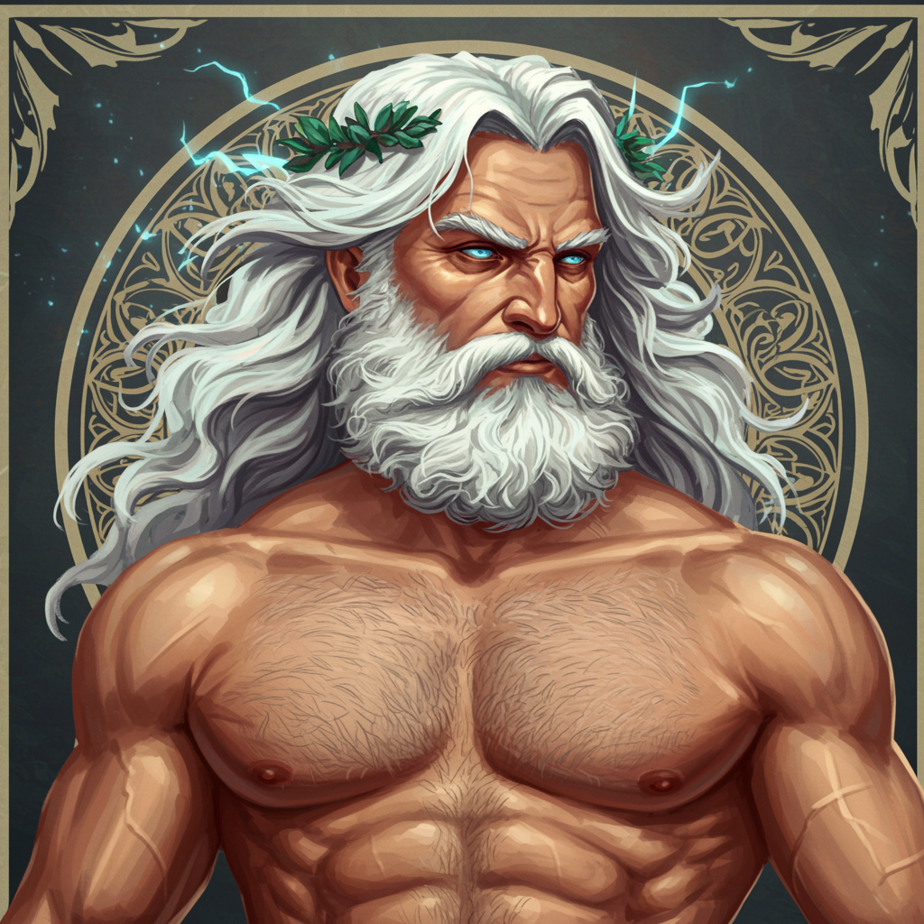 AI Portrait Zeus, Design