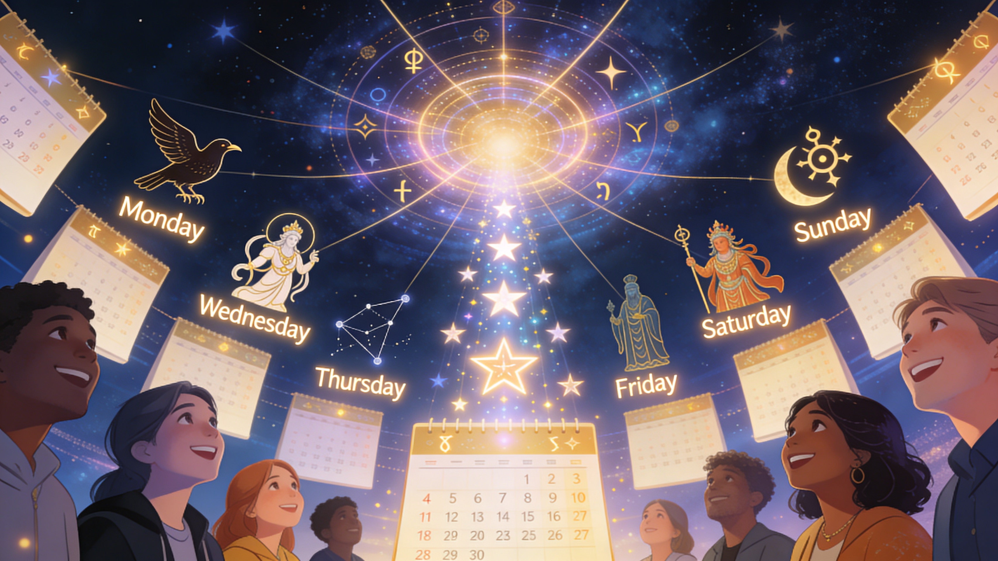 Multi-Cultural Temporal Mythology Database - Feature illustration