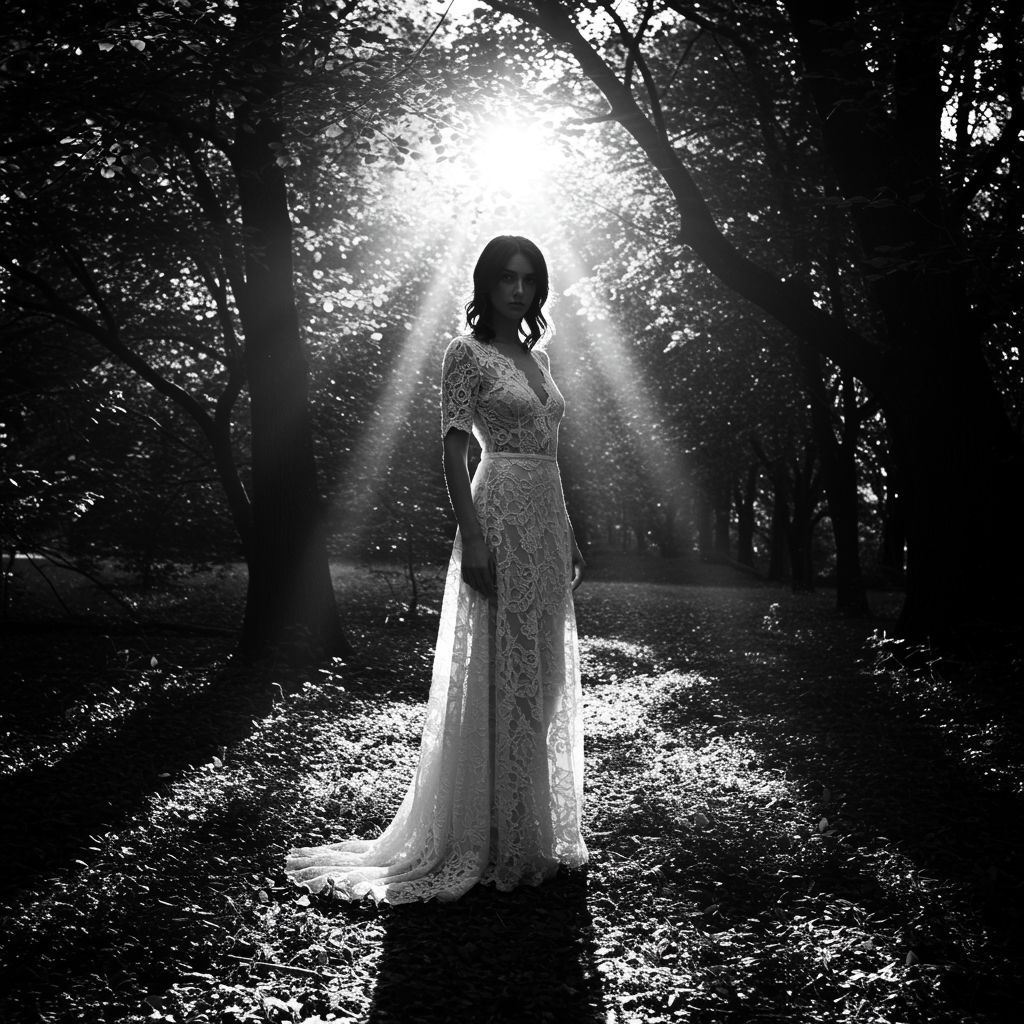 Black Photograph Captures Artwork