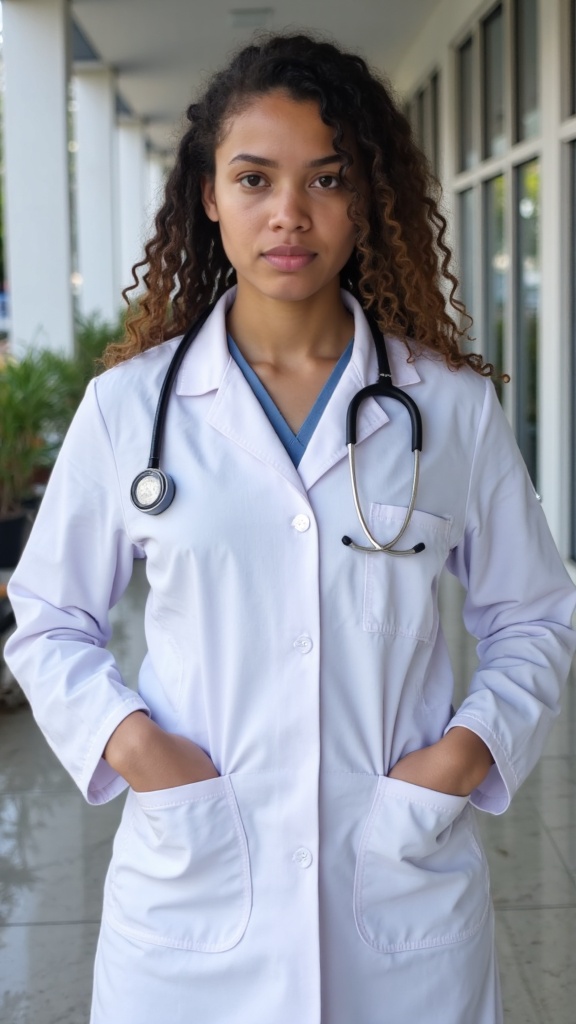 doctor in lab jacket