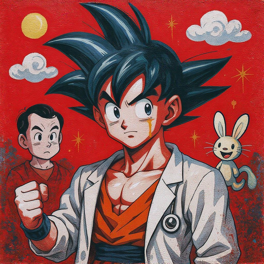 Generated Portrait Goku,