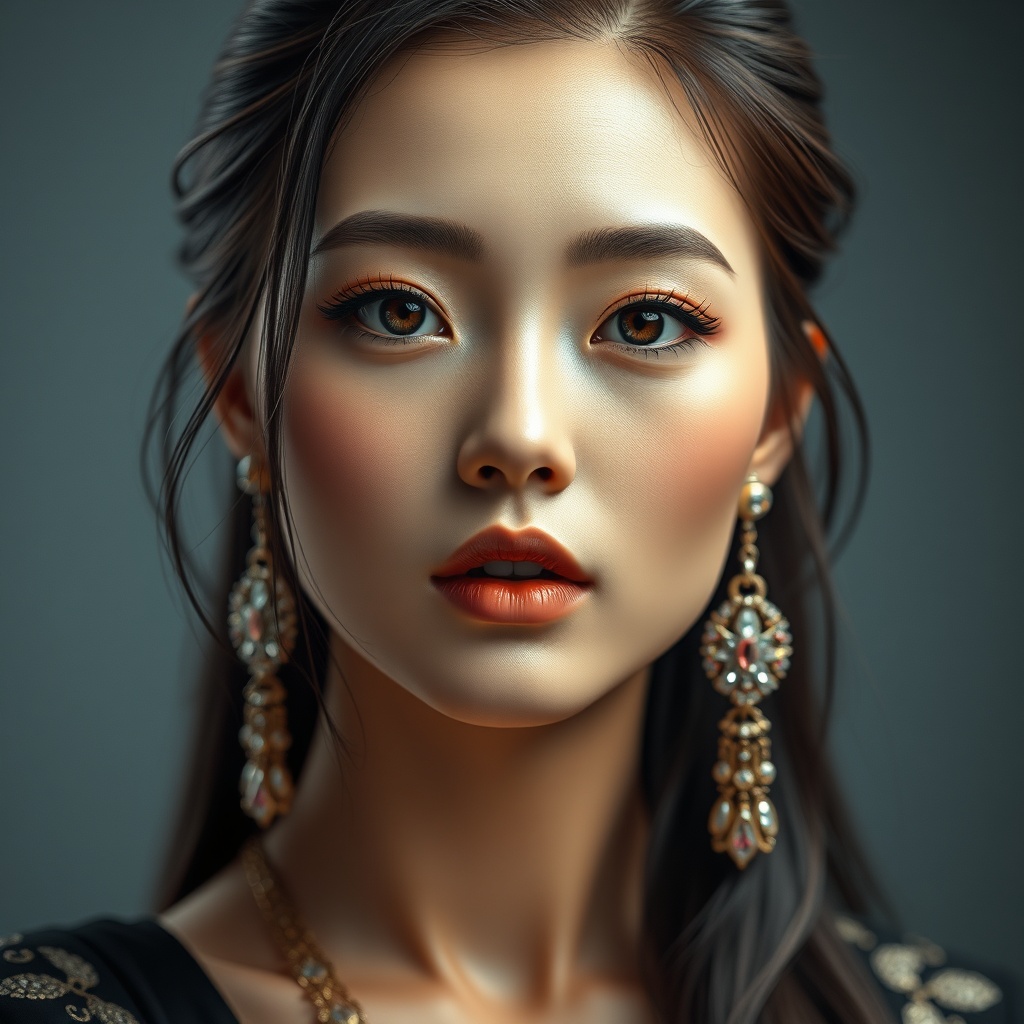 Stunning Korean Woman, Art