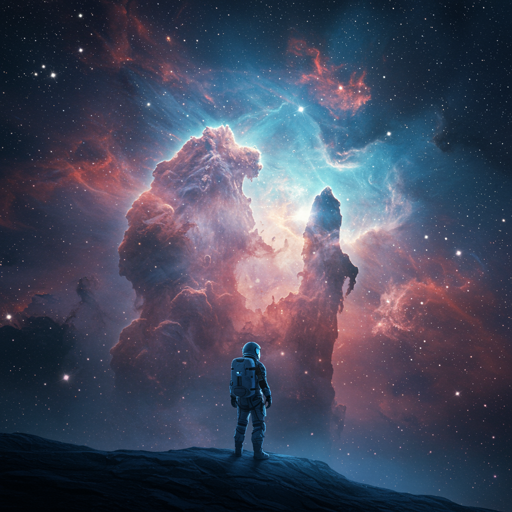 Astronaut Ultra-modern Spacesuit Art