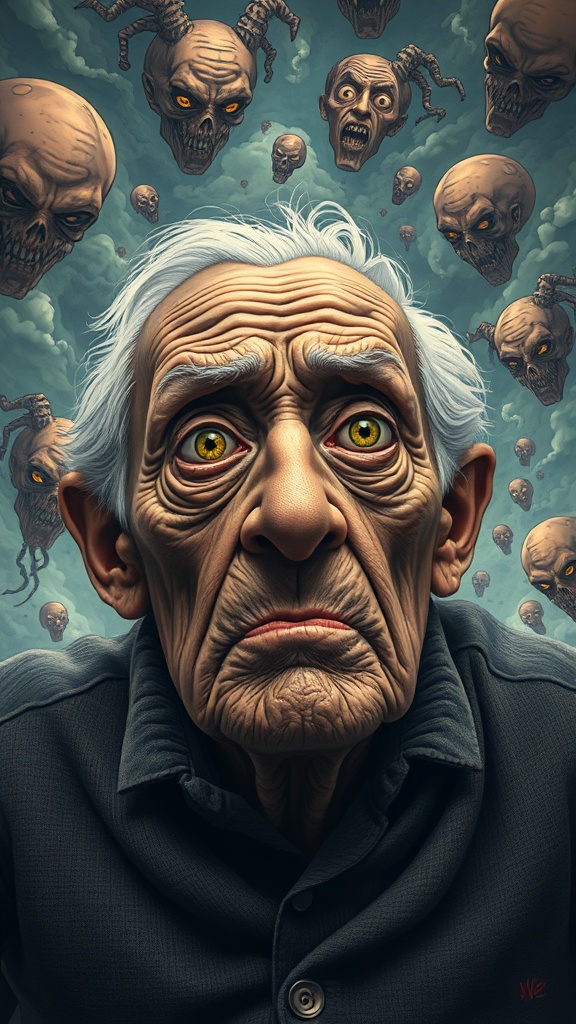 AI Elderly Grandfather, Design