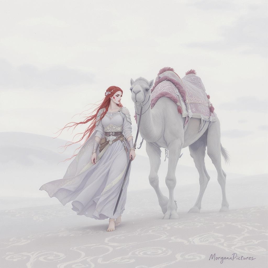 Generated Red-haired Warrior