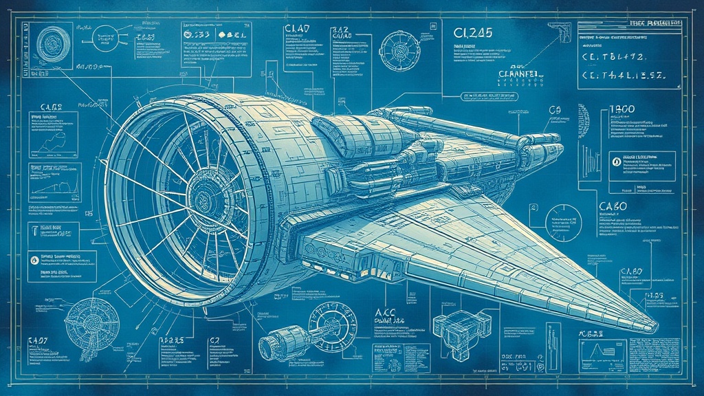 Futuristic Sci-fi Spacecraft Artwork