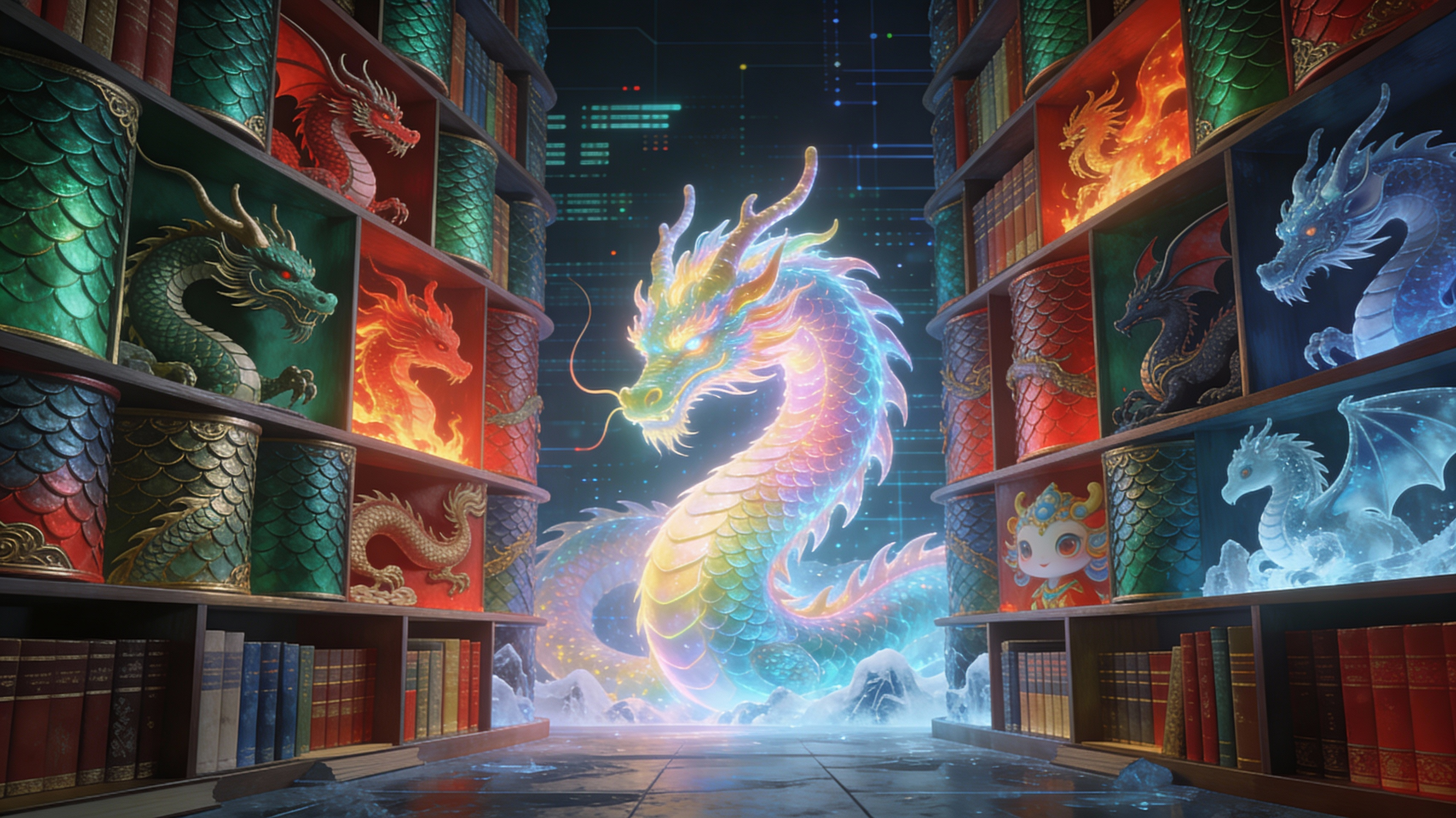 Dataset Trained on 5 Million+ Dragon Images - Feature illustration