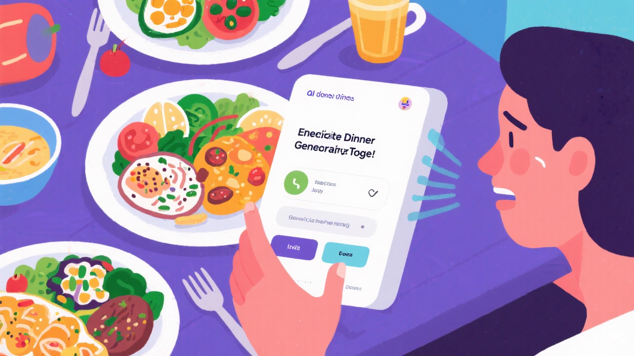 Eliminate Dinner Decision Fatigue - Feature illustration