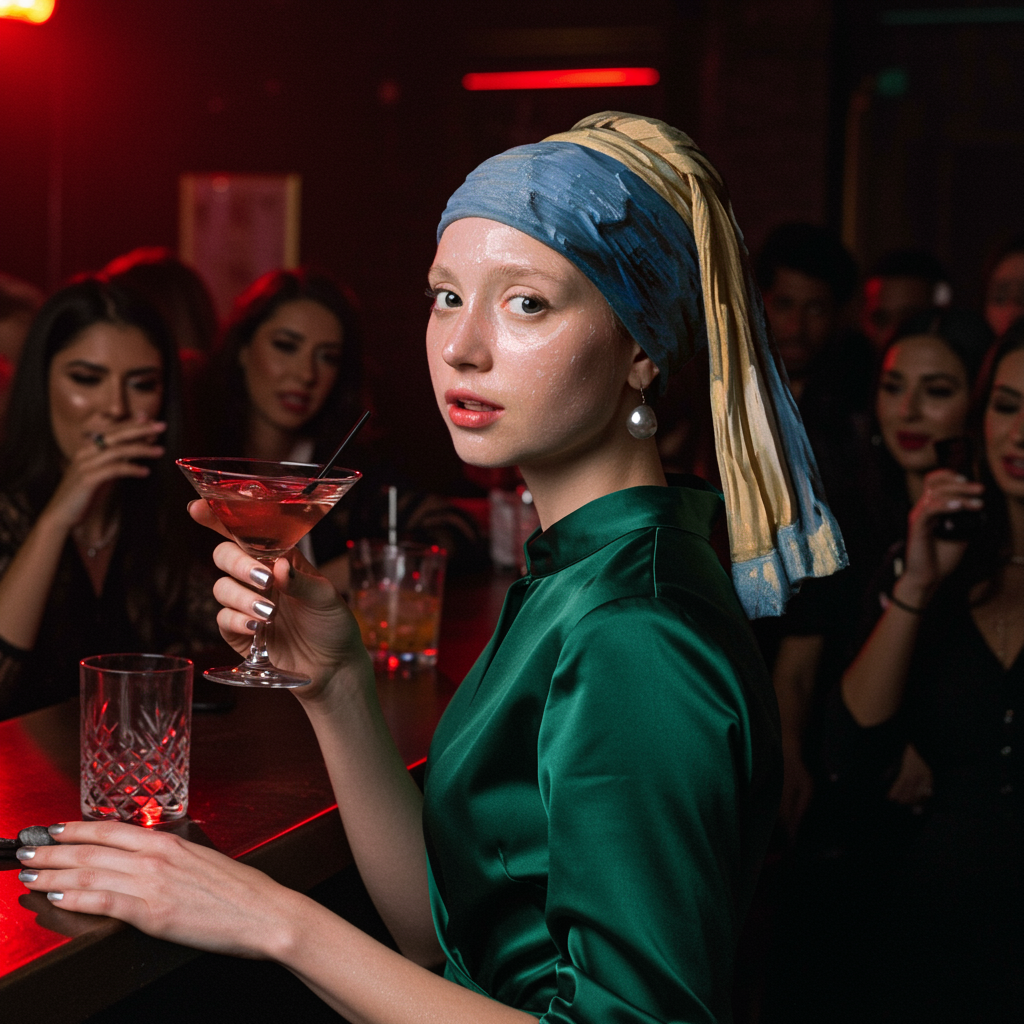 AI Paparazzi-style Snapshot, Design