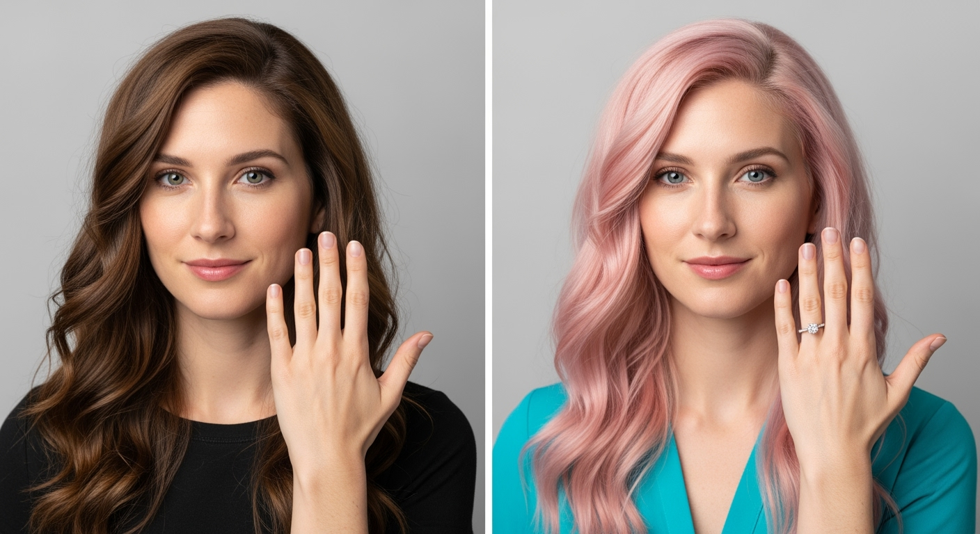 Instant hair color makeovers - Feature illustration