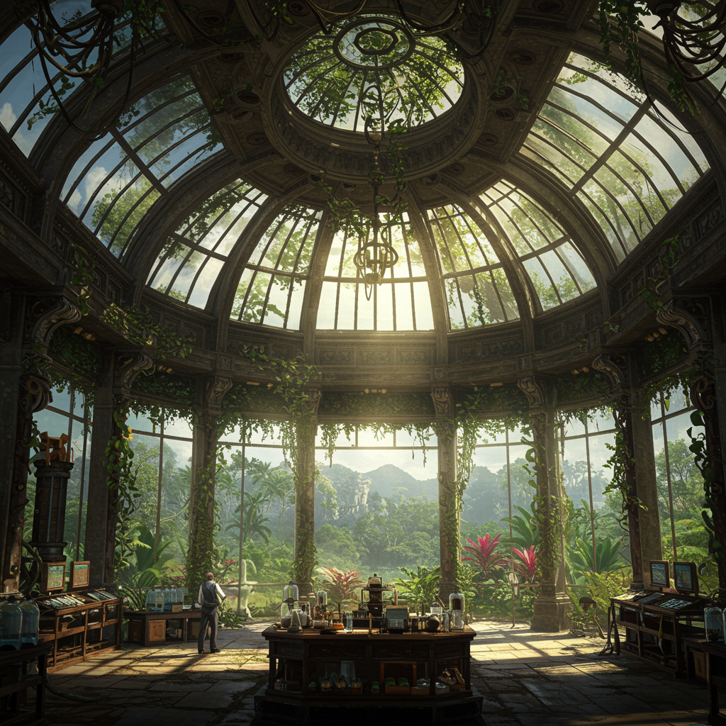 AI Steampunk Tech Design