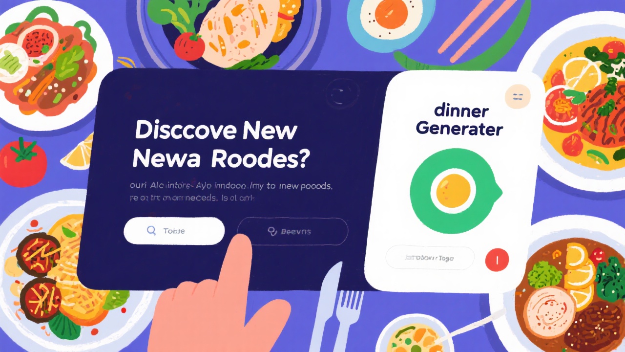 Discover New Recipes & Cuisines - Feature illustration