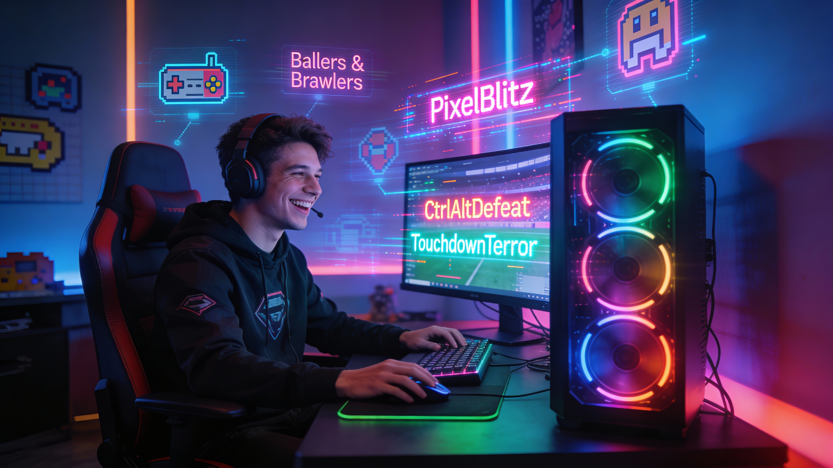 Instantly Generate Edgy Names - Feature illustration