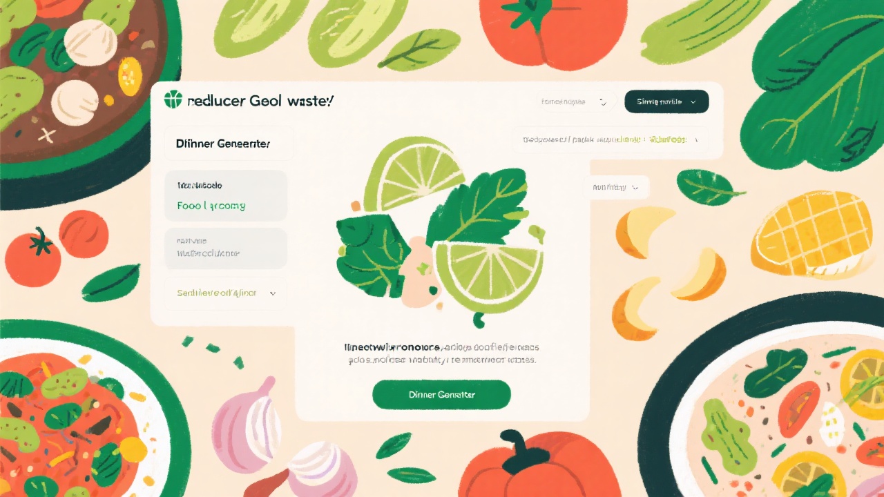 Reduce Food Waste - Feature illustration