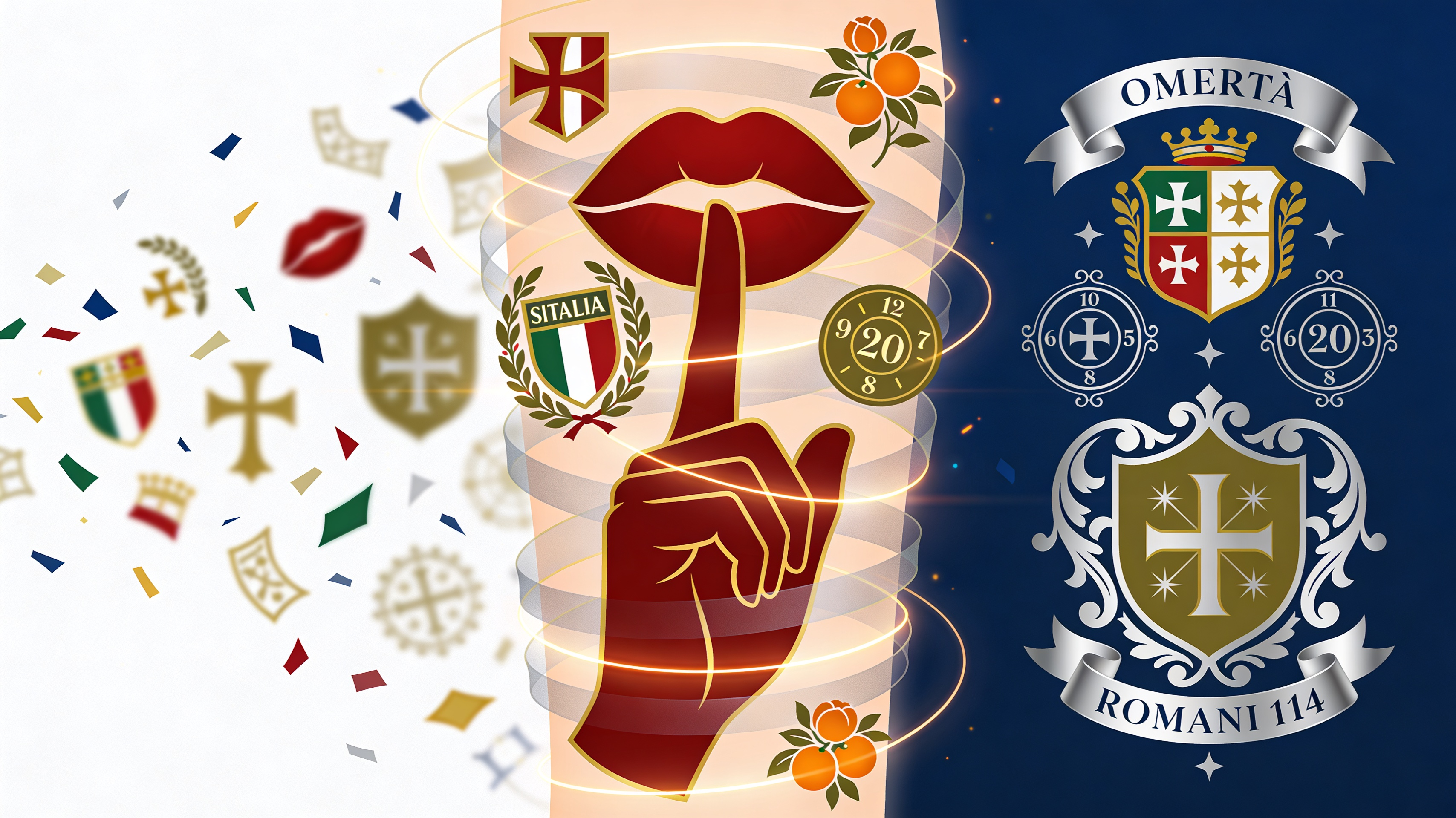 Layered Symbolism Composition - Feature illustration