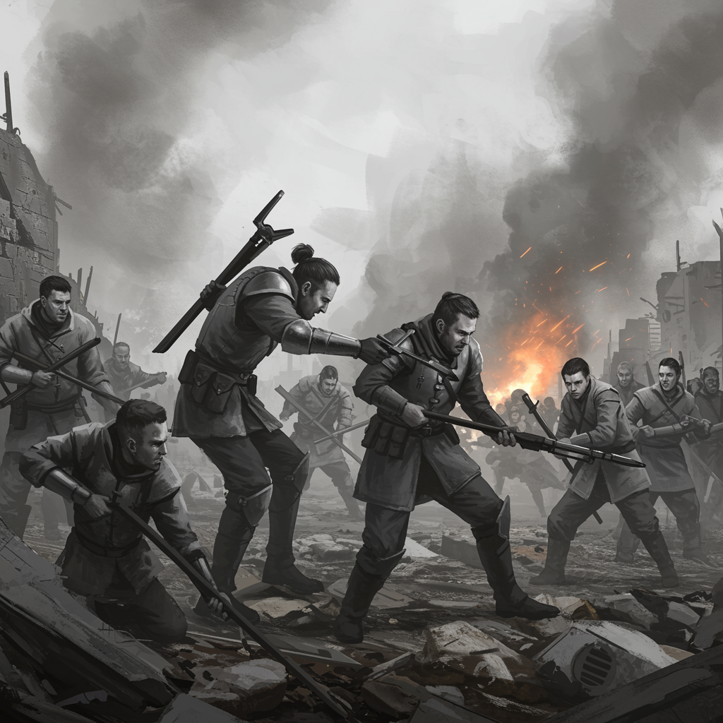 Generated Warriors Battles