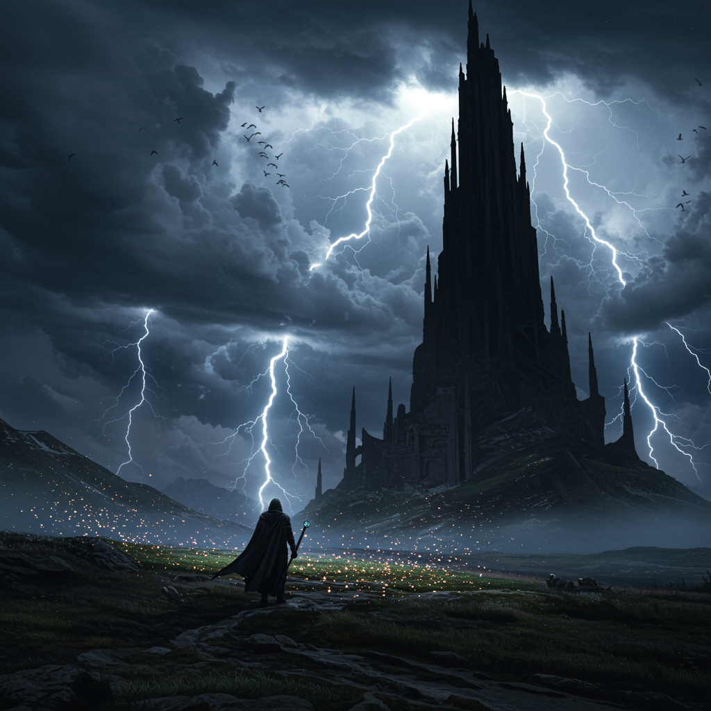 Figure Clad Black Artwork