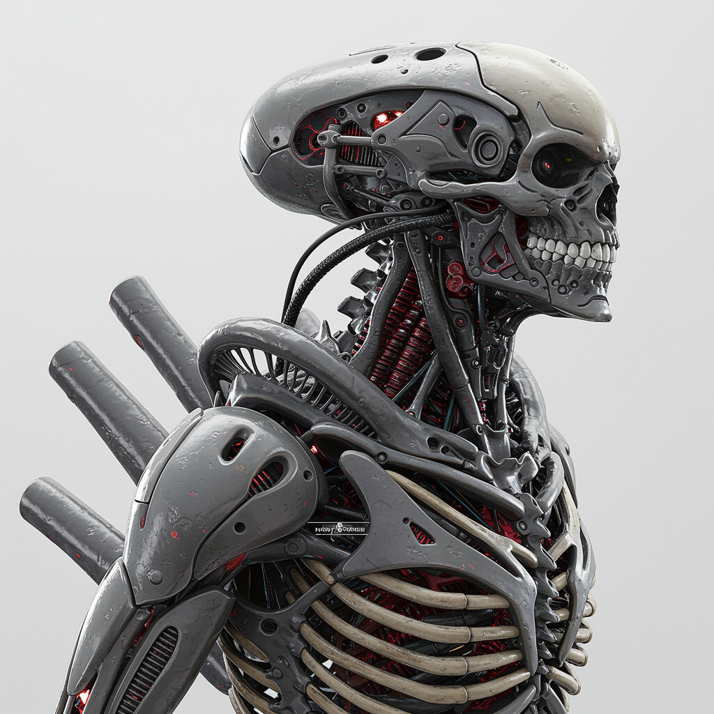 Alien-cyborg Fusion, Metallic Art