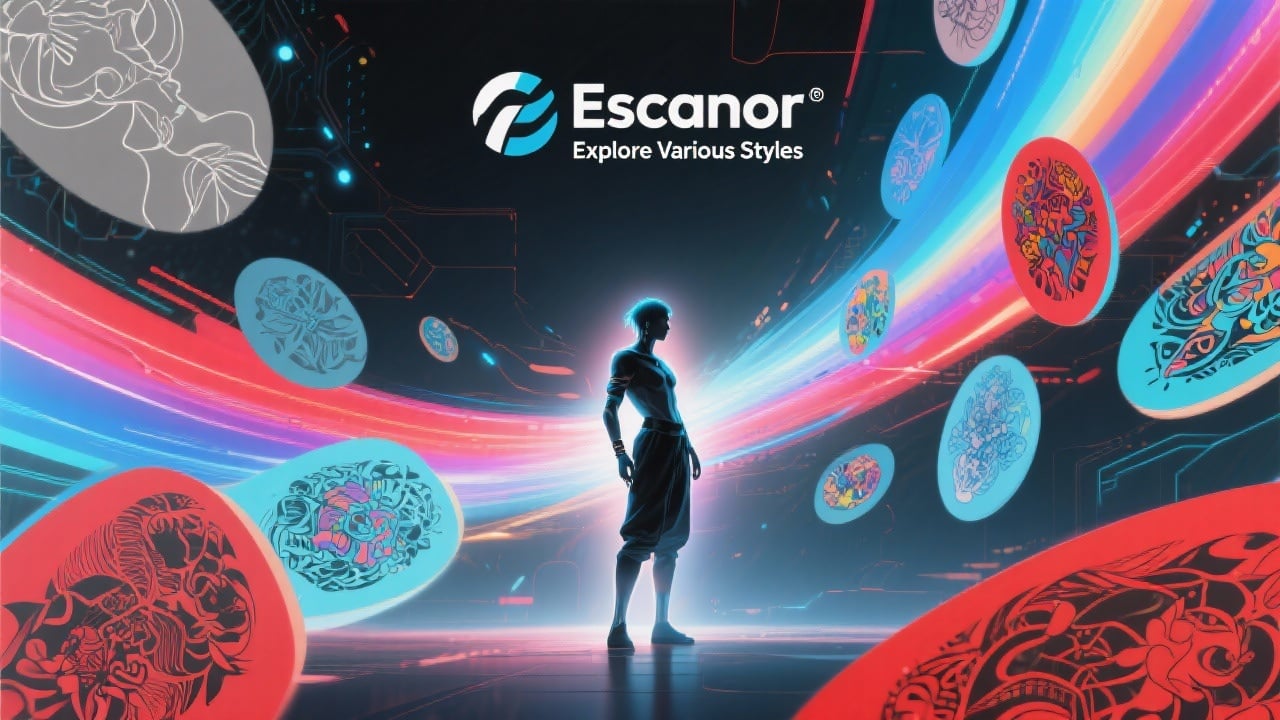 Explore Various Styles - Feature illustration