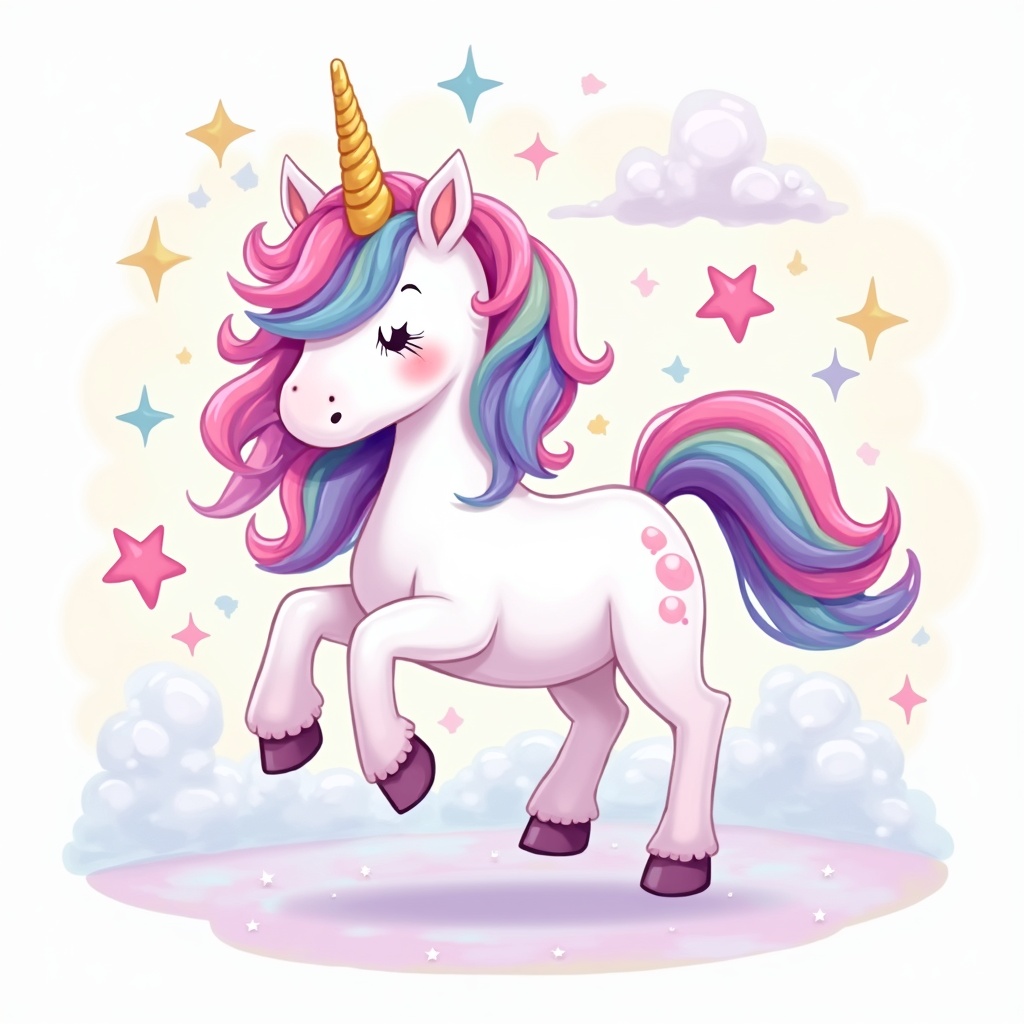 AI Illustration Unicorn, Design