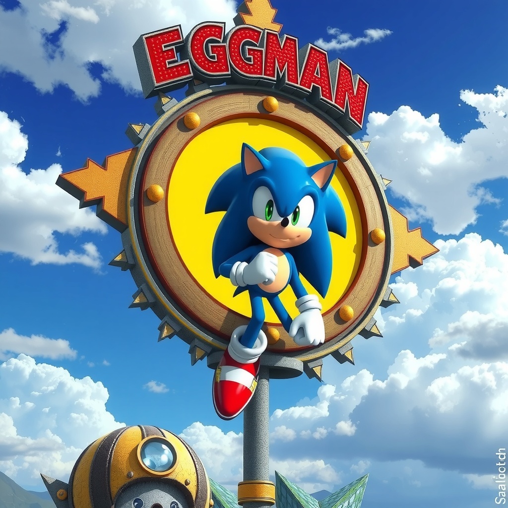 Sonic Sees Lava But Luckily He Is On Land