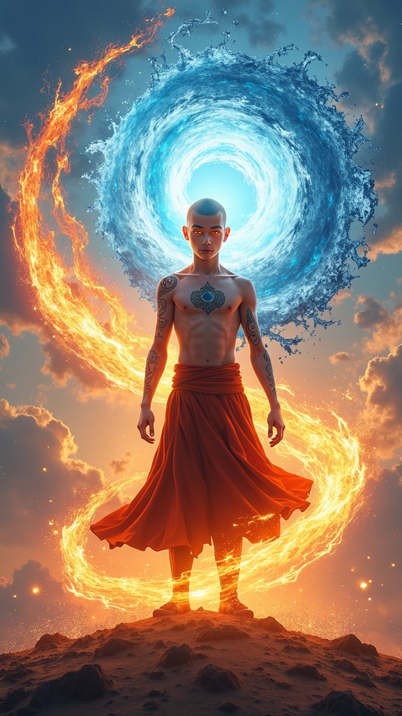 Generated Aang, Airbender,