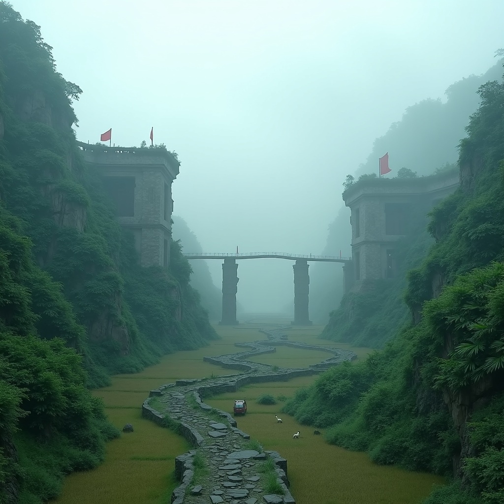 Structure Stone Divided Artwork