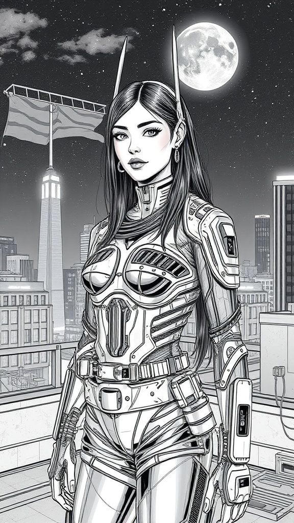 AI Queen, 19-year-old, Design