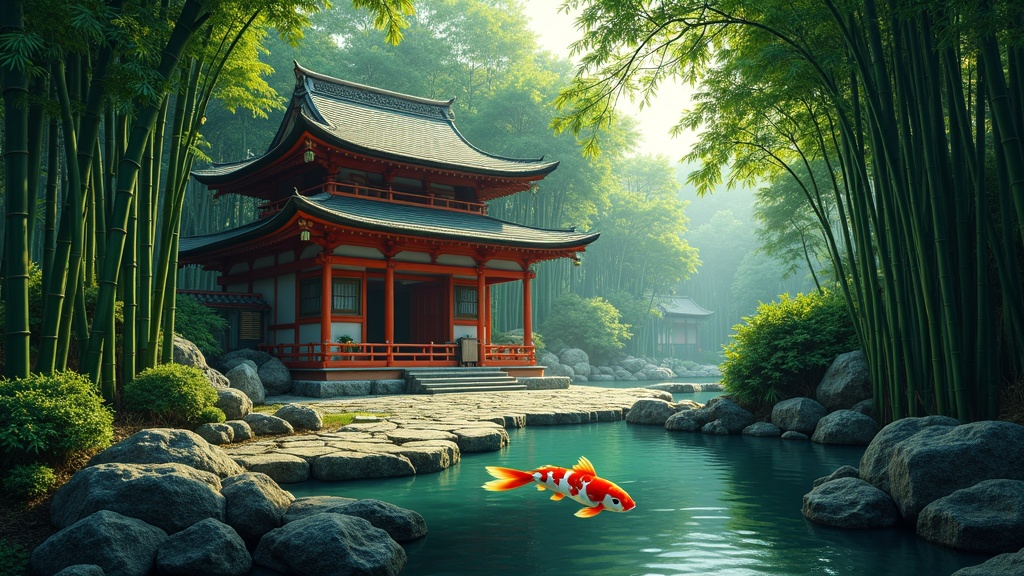 Generated Japanese Temple