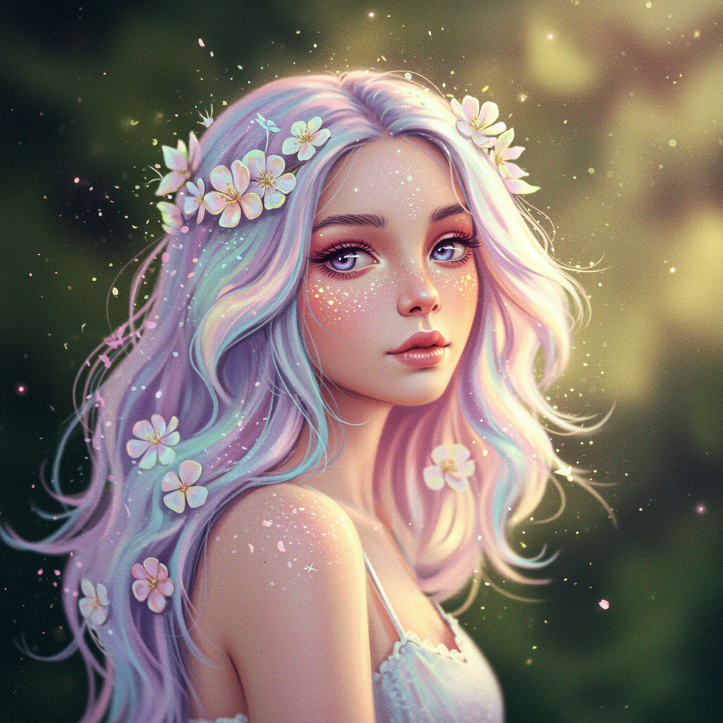 Fairy-like Girl Innocent Artwork