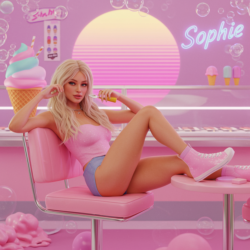 Generated Blonde Woman