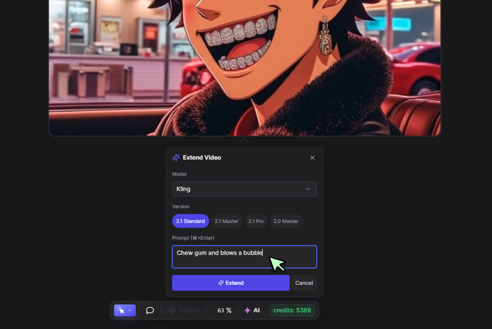 Step 3: Click Extend and review